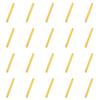 Homoyoyo 20pcs Craft Stick Ice Cream DIY Materials Acrylic Safe Practical Golden Reusable Sticks for Birthday Party Accessories view 1