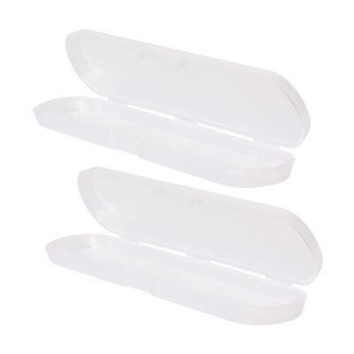 COOPHYA 2pcs Plastic Thermometer Case Digital Thermometer Storage Box Easy to Carry Keeps Clean and Tidy White Plastic Material Travel Use