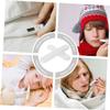 SHERCHPRY 2pcs Digital Thermometer Storage Box Short Thermometer Case Lightweight Plastic Material Travel Case Plastic Home Use view 3