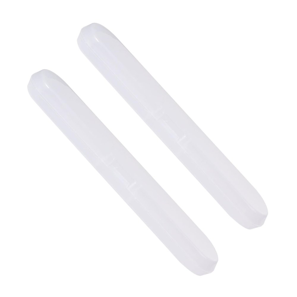 TOKIDNY Thermometer Storage Plastic Case for Digital 2pcs Carrying Thermometers, Lightweight Box with Protective Holder, Small Tool Box for Organizing and Temperature Measurement Devices