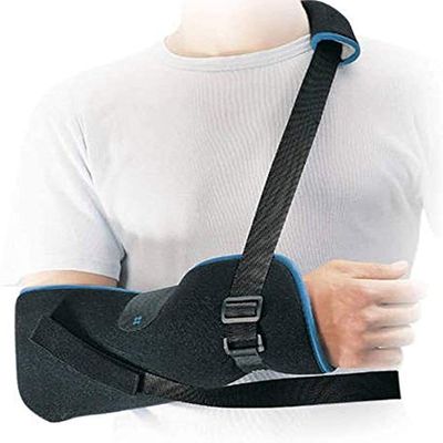 YNIYUJKL Arm Sling Shoulder Immobilizer For Broken Fractured Bones Arm Elbow Wrist Shoulder Sling Strap, Adjustable, Left And Right Arm
