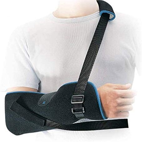 YNIYUJKL Arm Sling Shoulder Immobilizer For Broken Fractured Bones Arm Elbow Wrist Shoulder Sling Strap, Adjustable, Left And Right Arm