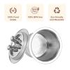 CUTIECLUB 304 Stainless Steel Reusable K Cup, Refillable Single Serve Coffee Pods with Micromesh Filter, Compatible with Ninja CFP201 & CFP301 Dual Brew Pro Machines (2) view 4