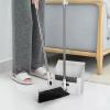 Vaguelly Broom and Dustpan Set 3-in-1 Foldable Dustpan Sturdy Plastic Construction Assorted Colour Multi-functional Cleaning Tool for Outdoor and Office view 4