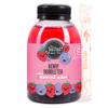 The TeaShed Ready to Drink Berry Bubble Tea, Strawberry Iced Tea with Blueberry Popping Boba, 250ml Bottle with Extendable Straw view 1