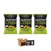 Jacobs Cracker Crisps & Savoury Snack Crunchy Flavoured Variety Sour Cream & Chive, Salt & Balsamic, Cheese & Onion, Salt & Vinegar, Baked Party Snacks Bag (Sour Cream & Chive 150g-Pack3) view 2