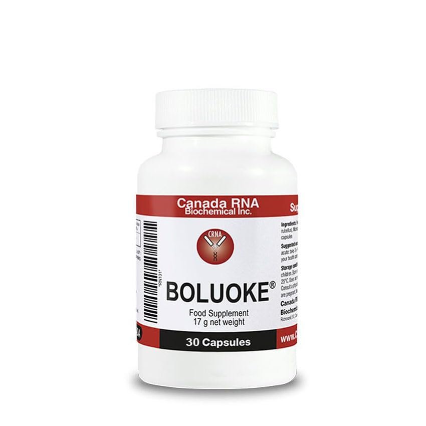 Boluoke Lumbrokinase 20mg | Clinically Researched Enzyme for Healthy Blood Flow and Fibrin Balance - 30 Capsules