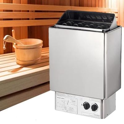 Electric Sauna Stove Heater, 4.5KW for Steam Room, Stainless Steel, 220V / 380V, Dry Steam Bath Equipment