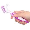 Naroote False Teeth Cleaning Brush Effective Denture Toothbrush for Easy Denture Cleaning for Adults view 3