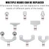 Chiropractic Massager, Electric Adjusting Tool with 8 Interchangeable Heads, 6 Level Intensity for Massage and Acupuncture Point Relief view 4