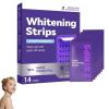 Purple Teeth Whitening Strips, 14Pcs Teeth Whitening Strips, Safe for Enamel, Non Sensitive, Daily Portable Brightening Purple Strips for Teeth, Easy to Apply (14Pcs) view 1