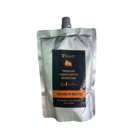 VKAAPI Premium Liquid Coffee Decoction, Premium Blend, 80% Arabica and Robusta blend, 20% Chicory, 200ml, Makes 20 Cups