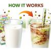 Quick Milk Magic Sipper Straws Chocolate & Pistachio Flavour 39 Flavoured Milk Straws (3 x 13 Pack) Drinking Straws for Kids, Turn Milk into Chocolate Milkshake Drink view 3