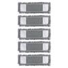 JVL Chenille Mop Replacement Cleaning Pad Machine Washable Microfibre Refill Grey (Pack of 5) view 1