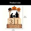 YIGZYCN Multiple Theme Wooden Countdowns Calendar for Christmas Halloween Valentines Natural Wood Decors Sturdy Structure Home Celebration Valentines Day Calendar view 3