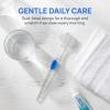 DINHEAROM 10pcs Double Sided Denture Cleaning Brush for False Teeth - Gentle Soft False Teeth Toothbrush with Ergonomic Handle - Retainer Oral Care Supplies view 3