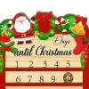 YIGZYCN Wooden Arrival Calendar for with 24 Doors Daily Surprise Family Ritual Home Deck Holiday Countdown Calendar view 3