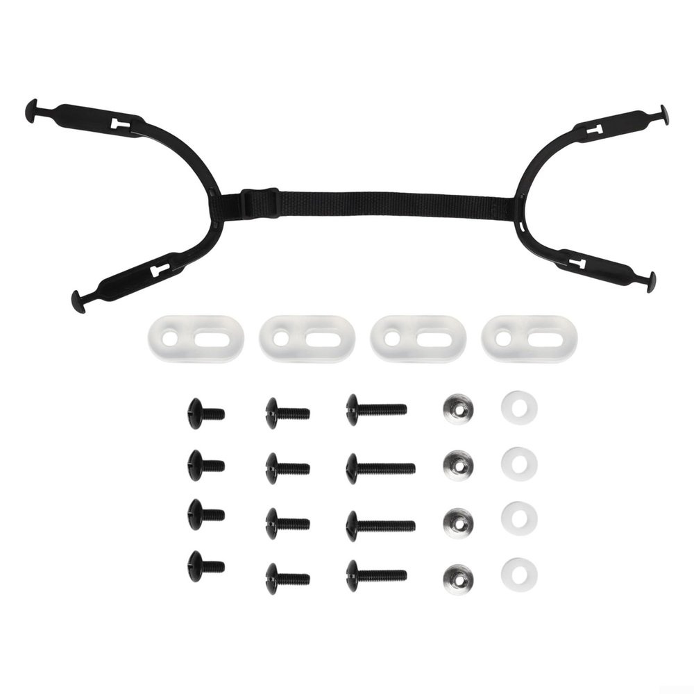 Chin Strap Kit with Soft Rubber Ear Straps for Ice Hockey Helmets Providing a Comfort Focused Experience