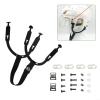Chin Strap Kit with Soft Rubber Ear Straps for Ice Hockey Helmets Providing a Comfort Focused Experience view 4