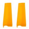 POPETPOP 2pcs Nursing Bed Table Accessory Plastic Buckle for Nursing Tray Hygienic Surface Universal Compatibility Orange Plastic Clip for Hospital Environments Elderly Users Patients view 1