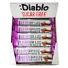 Diablo Cream Filled Milk Chocolate Wafers - No added Sugar, Maltitol Sweetened Treat, Individually Wrapped Biscuits Hamper Basket Ready Snack Pack, Perfect for Gifting - 30g, Pack of 24 view 1