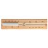 Alomejor Wooden Sauna Hourglass Countdown Clock for Sauna Room, 15 Minutes Sand Timer Accessory for Home Spa, Wood, 11.8x2.6x1.4in view 3