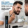 Beard Pencil Filler for Men with Precision Fork Tip & Beard Brush, Waterproof Pen for Shaping & Filling, Sweat-Resistant Grooming Kit for, Hairline & Eyebrows, Natural Brown view 4