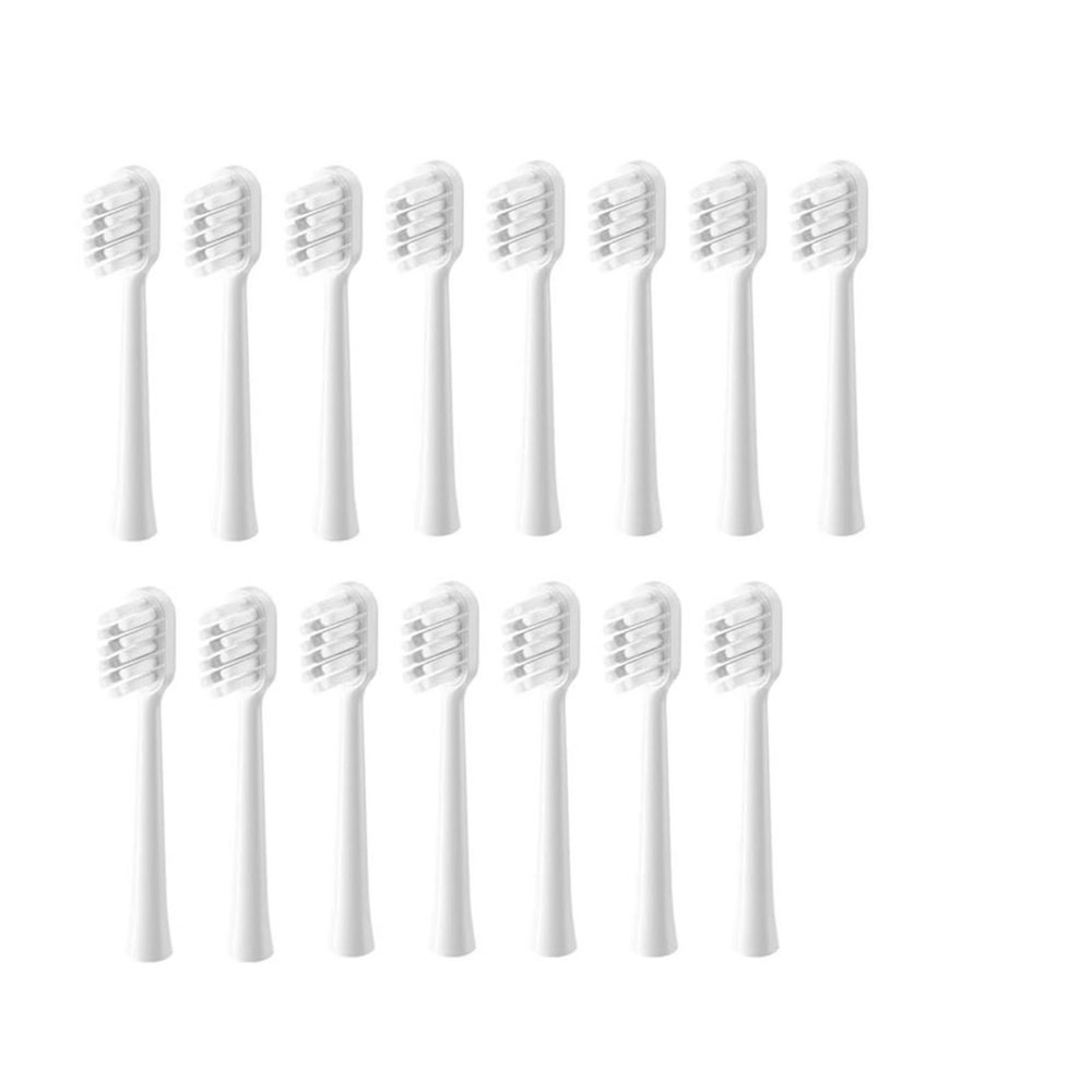 15pcs Brush Head Compatible for LaiFen LFTB01-P-A-S Sonic Electric Toothbrush(Regular-Gray)