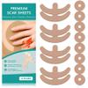 Silicone Scar Sheets for Breast Surgery (16 Pcs) - Professional Grade Silicone Scar Tape for Keloids, C-Section & Tummy Tuck - Reusable, Soft Gel Strips (8 Pair) view 1
