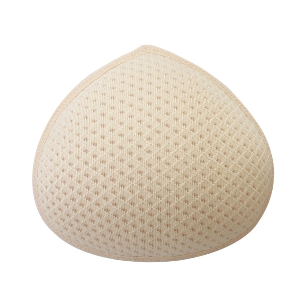 WWricotta Granular Silicone Bra Breathable Bead Breast Prosthesis Underwear Breast Breast Bra Pad Beige