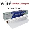 E-Lite Aluminium Foil Roll 300mm x 60m (1 Roll) Heavy Duty Catering Foil for Cooking, Baking, BBQ & Food Wrapping view 2