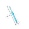 NULYLU 3pcs Manual Toothbrush Soft Bristles Comfortable to Hold Does Not Hurt Gums Cartoon Elephant Shape Oral Care Tool for Ages 2-8 view 2