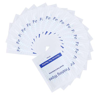 SWETRACE 50pcs Cleaning Wipes Wax Removing Wipes Lightweight Single-use Convenience Non-woven Fabrics Glycerinum Wax Enthusiasts Home Travel