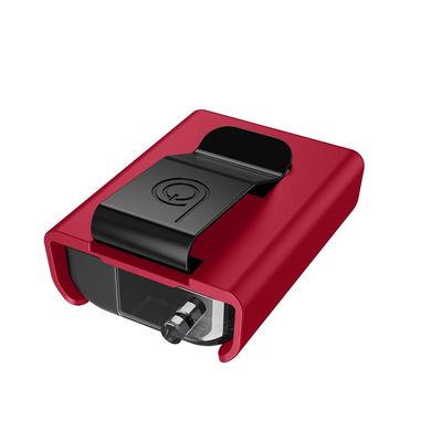 BELTRON Protective Case for Tandem Mobi Pump with Built-in Metal Belt Clip (Strong & Durable Case for Tandem Diabetes Care Mobi Insulin Pump) - Red