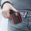 BELTRON Protective Case for Tandem Mobi Pump with Built-in Metal Belt Clip (Strong & Durable Case for Tandem Diabetes Care Mobi Insulin Pump) - Red view 3