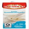 Prsident Semi-Skimmed Milk, UHT Liquid, 1L per Carton, Pack of 6, 1% Fat, Cow's Milk view 1