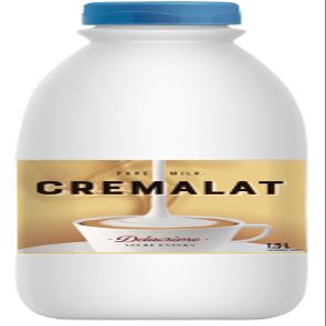 Cremalat Leche Entera Pure Milk, Whole Milk, UHT, Plastic Bottle, 1.5L, Pack of 6