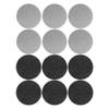 BETOOKY 12pcs Electric Pedicure Scrubber Replacement Grinding Stone Heads for Feet, Black Callus Remover Foot Dead Skin Remover with Sturdy Material, for Home and Salon Use view 1