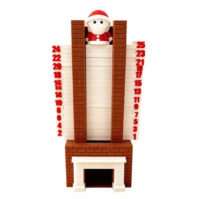 Msioytog Holiday Count Down Decoration Elegant Christmas Chimney Toy with Gift Boxes for Family Celebration Holiday Count Down Calendar Toy
