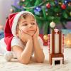 Msioytog Holiday Count Down Decoration Elegant Christmas Chimney Toy with Gift Boxes for Family Celebration Holiday Count Down Calendar Toy view 4