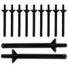 ADOCARN 30pcs Nose Wax Sticks Wax Sticks for Nose Pp Material Black Smooth Surface Convenient Nasal Hair Removal Home Salons Use view 1