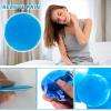 10PCS Small Hot Cold Compress Ice Bag, 7cm Round Gel Ice Pack Set, Reusable Hot & Cold Compress Ice Eye Bag, for Wisdom Teeth, Eyes, Migraine, Headaches, Bruises, Bumps, Swelling, Pain Relief, Blue view 4
