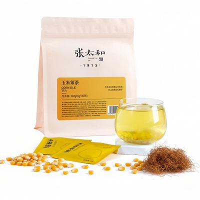 Corn Silk Tea Bags 240g (8g x 30 Bags), 100% Pure Natural Corn Silk Herbal Tea, Caffeine-Free, Daily Gentle Wellness Tea for Everyday Health Routine
