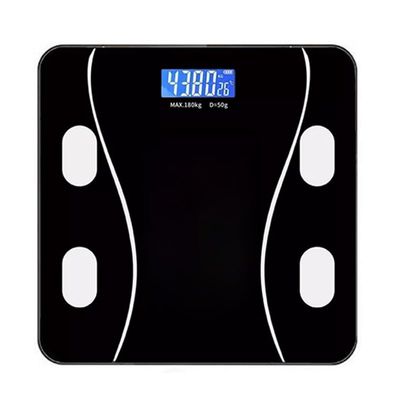 170kg Capacity Electronic Weighing Scale - Backlit LCD Display, Tempered Glass Scale Face, Kilogram/Pound Unit Switching, Anti-Slip Design