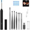 10mp HD Ear Cleaner with Camera and LED Light, 2026 New 2-in-1 Ear Wax Removal Camera, with Precision Tweezers & Silicone Scoop, Earwax with Ease, IP67 Waterproof Lens, Wireless & Easy to Use (Black) view 1