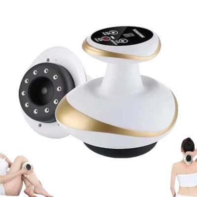 4-in-1 Cellulite Massager, Body Sculpting Machine - Firmer Skin & Better Circulation, Deep Massage with Heat, Red Light & Heated Suction Cups for Belly Legs Arms Back Massage