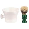 2Pieces Shaving Brush Kits Soap Bowl Lather Bowl with, Create Rich Cream Kits view 4