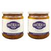 Gordal Picante Pitted Olives Meaty Spanish Olives in Hot & Tangy Brine (Glass Jar 370g x 2) view 1