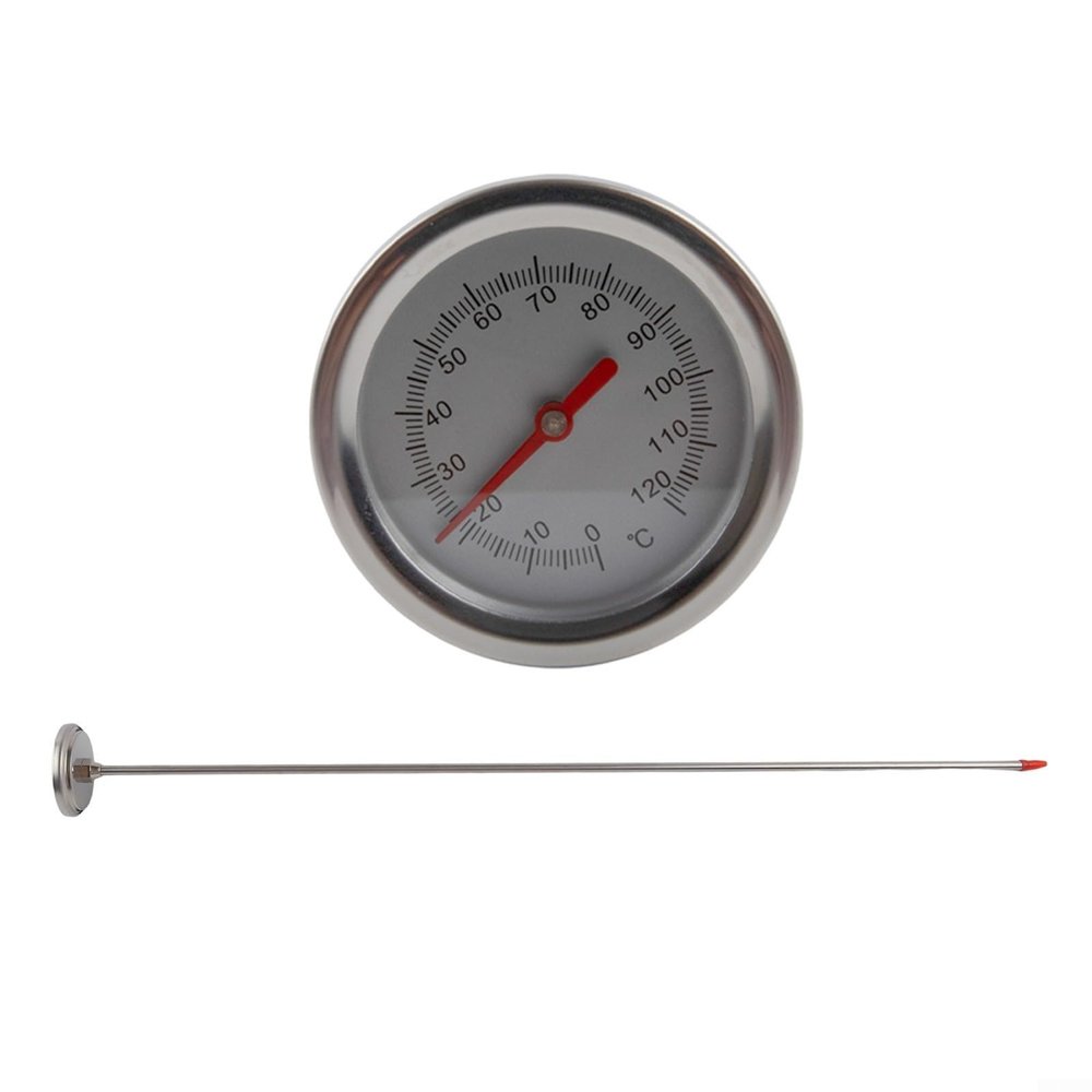 19 7 Inch Probe Compost Thermometer, Reliable Stainless Steel Soil Thermometer for Effective Gardening