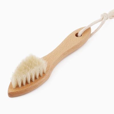 IANSHFKN Leather Shoes Polishing oil tool Mane Shoe Brush Soft Hair Wood